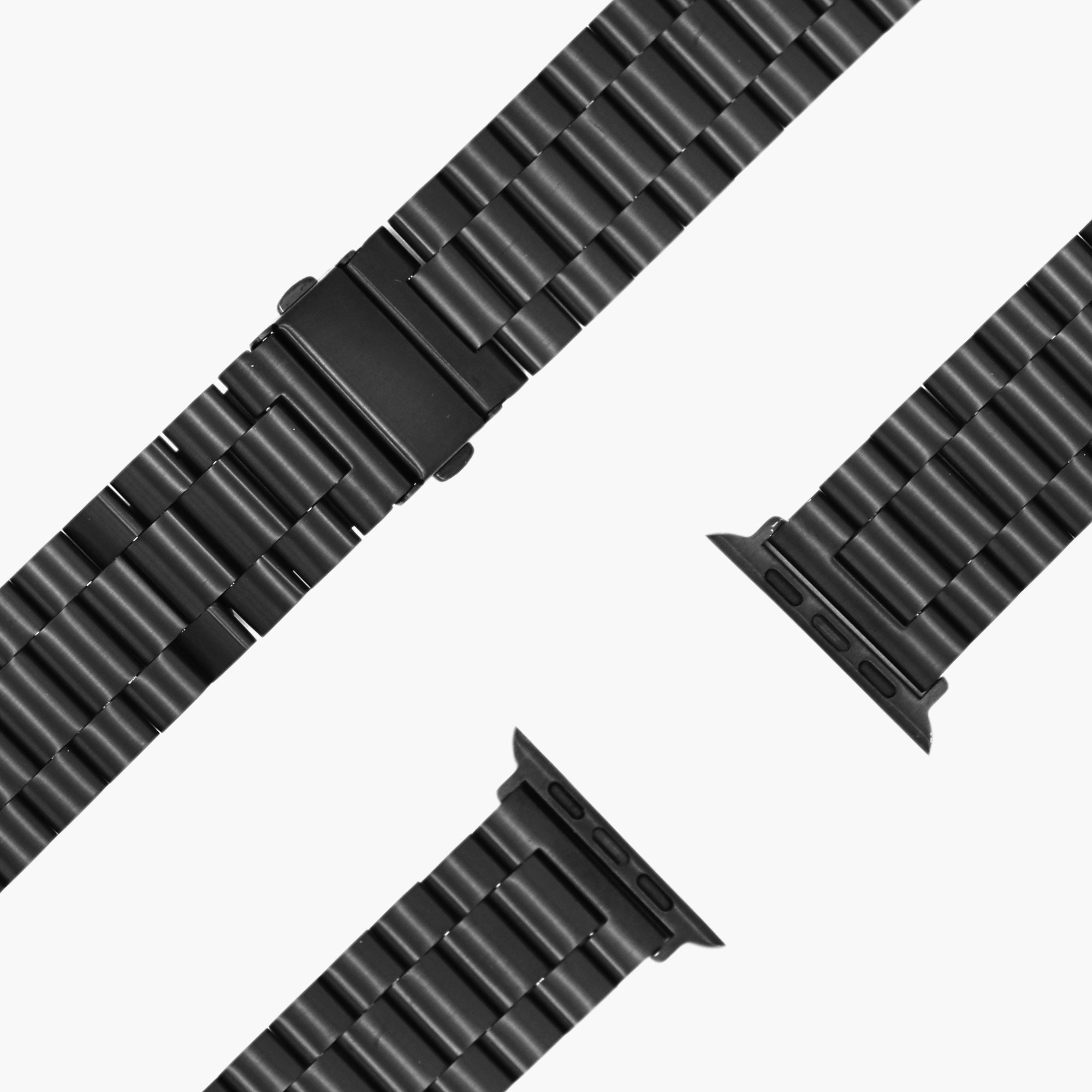 Apple Watch Armband Schwarz - esntls - Armbänder in Farbe Schwarz passend für die Apple Watch