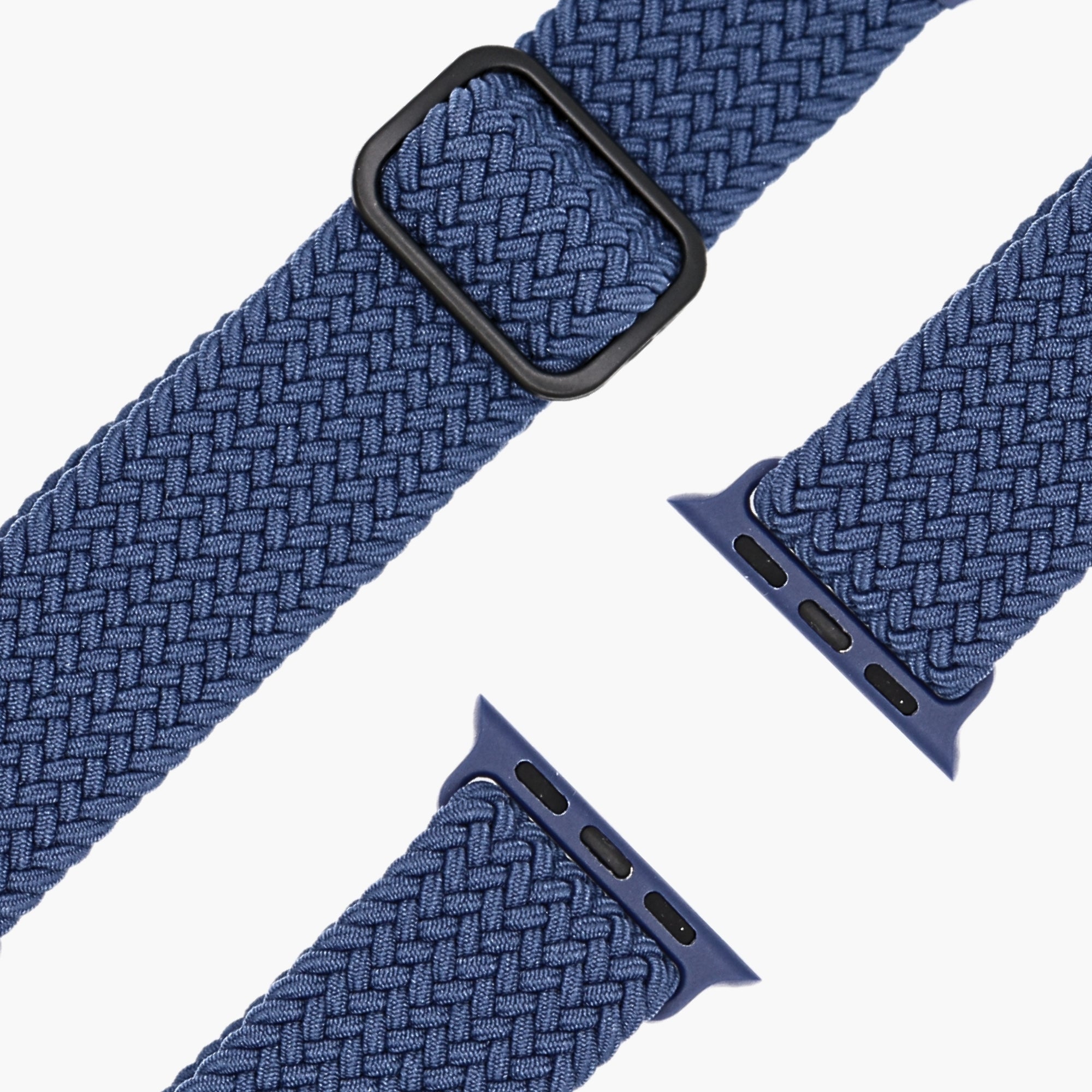 esntls - Geflochtenes Armband | Verstellbar Atlantikblau - Armband passend für Apple Watch