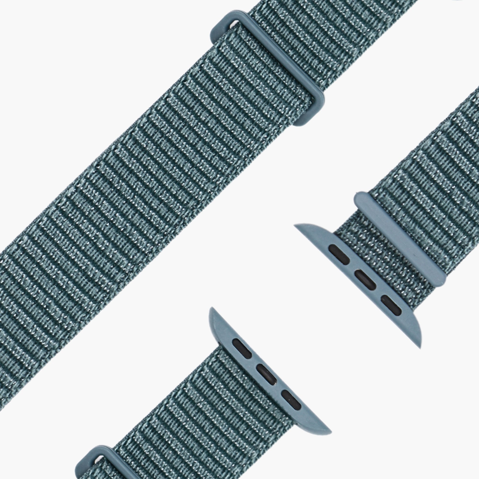 esntls - Sport Loop Armband | Klettverschluss Piniengrün - Armband passend für Apple Watch
