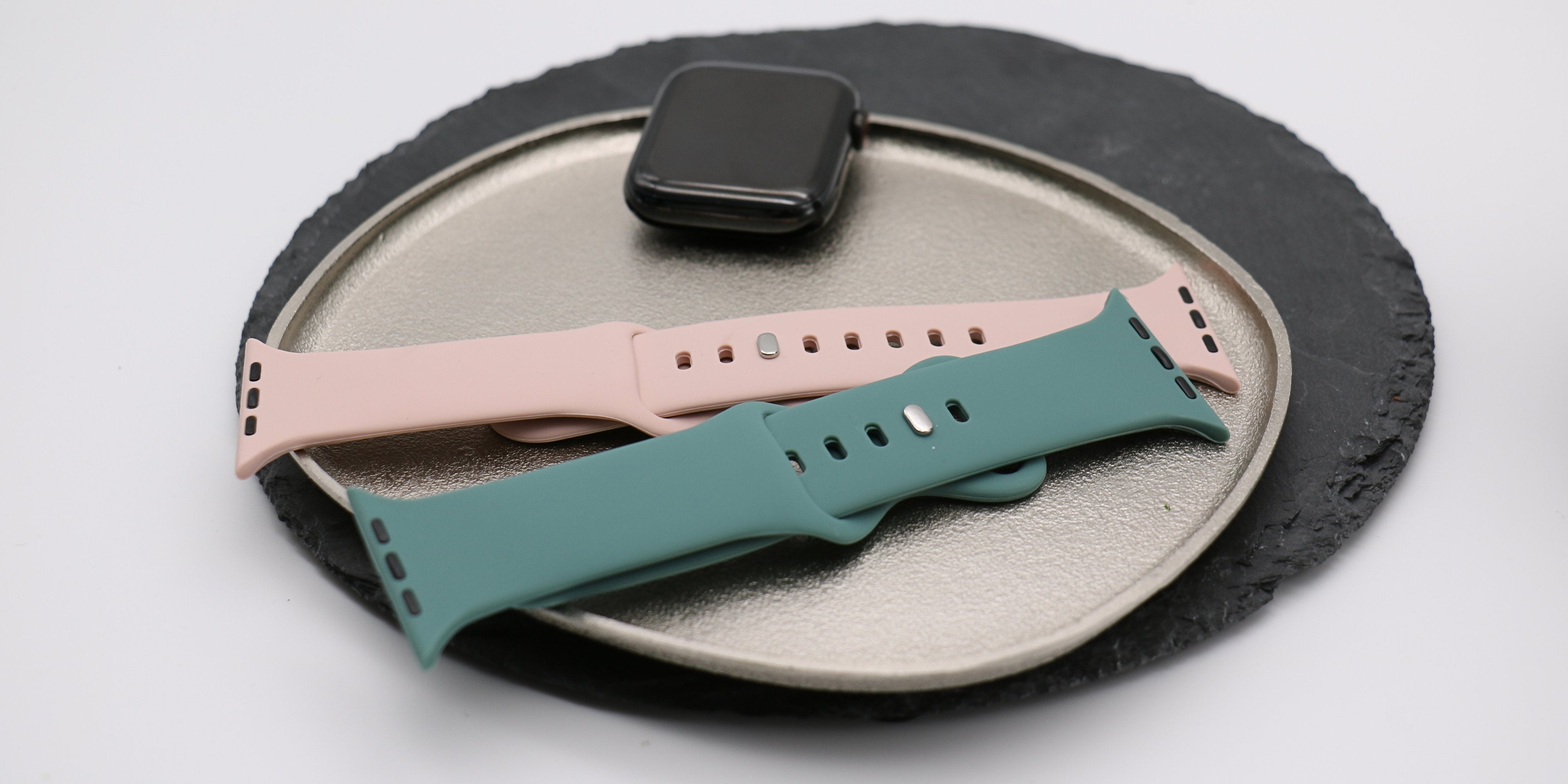 Apple Watch Armband Silikon - esntls - Armbänder aus Silikon passend für die Apple Watch