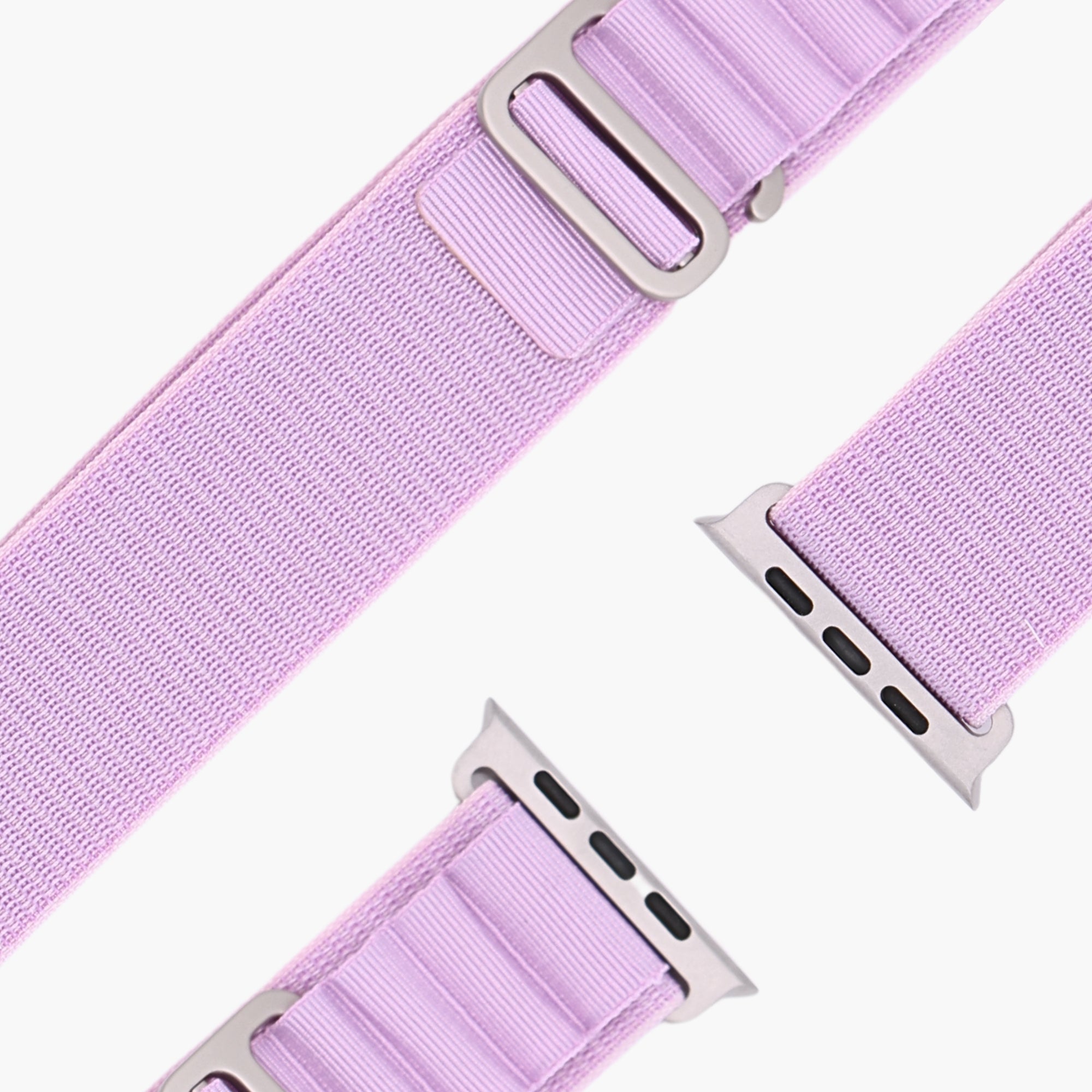 esntls alpine loop hakenverschluss lavendel lila nylon ergonomisch strapazierfähig passend apple armband