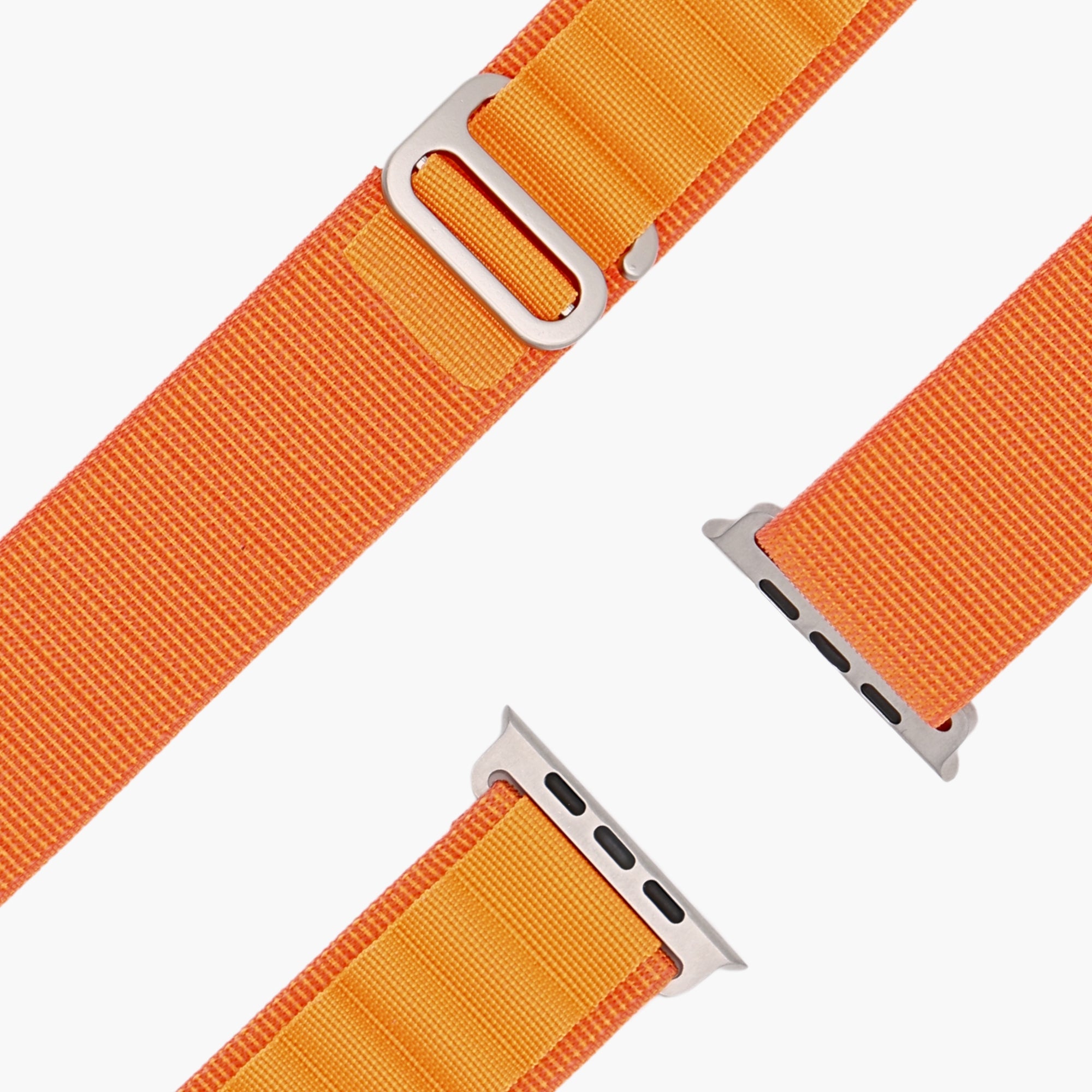 esntls alpine loop hakenverschluss orange nylon ergonomisch strapazierfähig passend apple armband