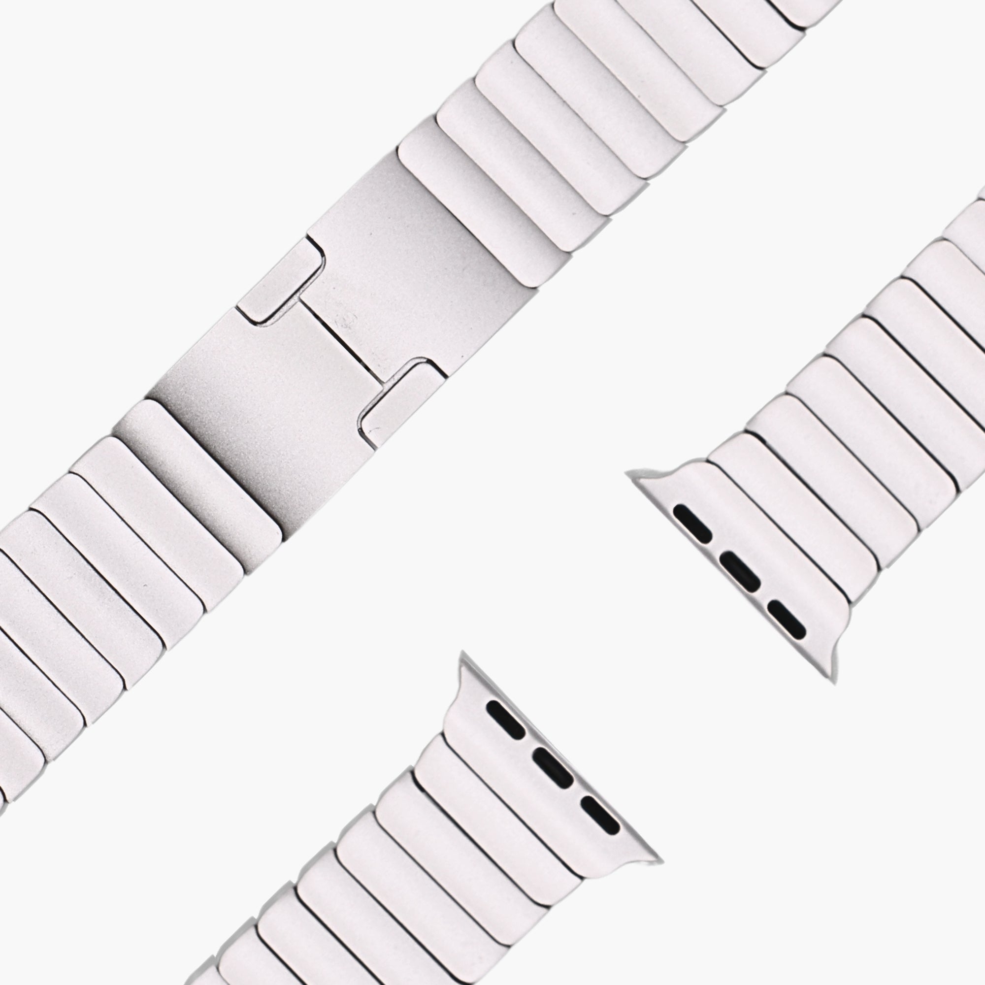 esntls - Edelstahl Gliederarmband "Premium" Polarstern - Armband passend für Apple Watch