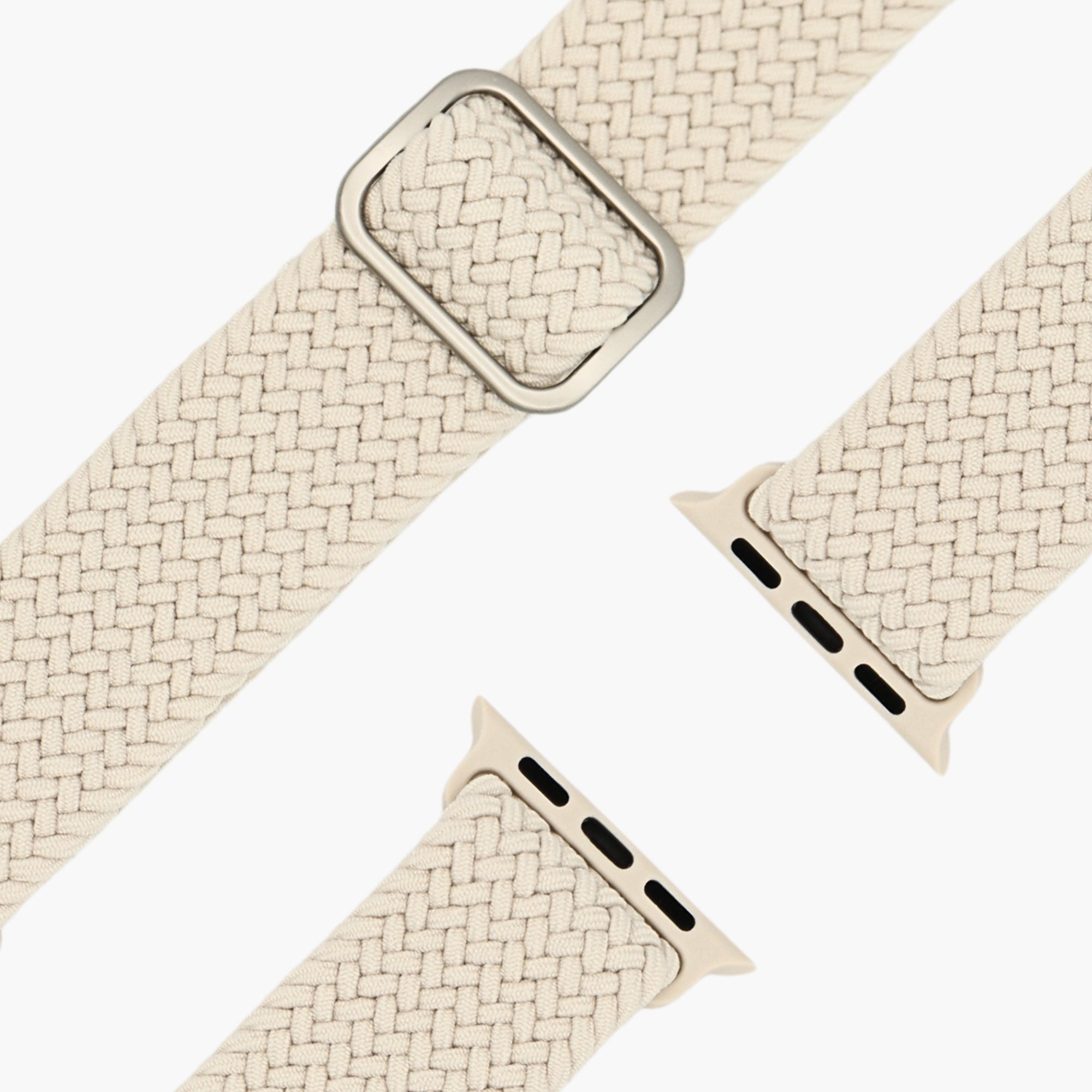 esntls geflochtenes armband nylon verstellbar polarstern passend apple armband beige