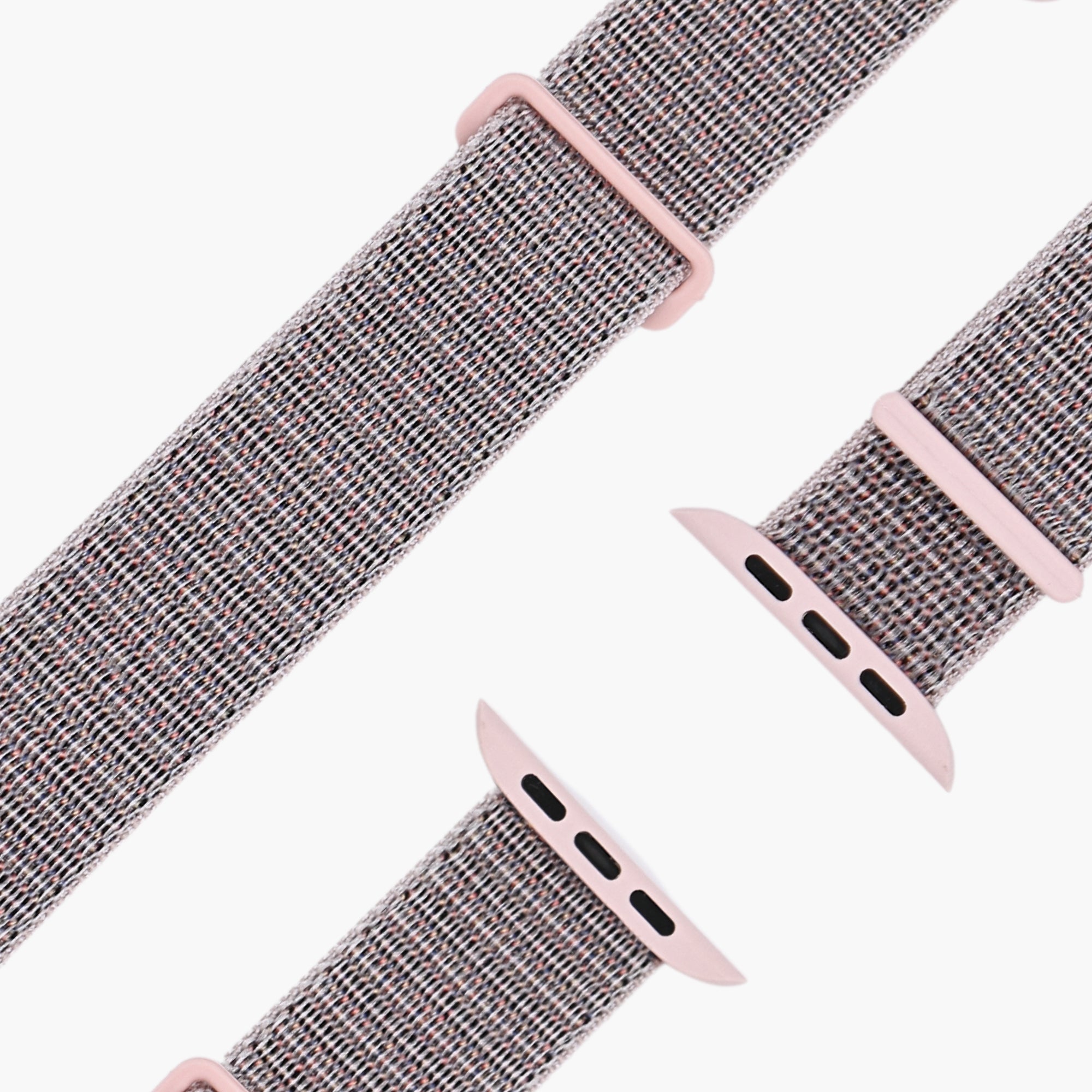 esntls - Sport Loop Armband | Klettverschluss Sandrosa - Armband passend für Apple Watch