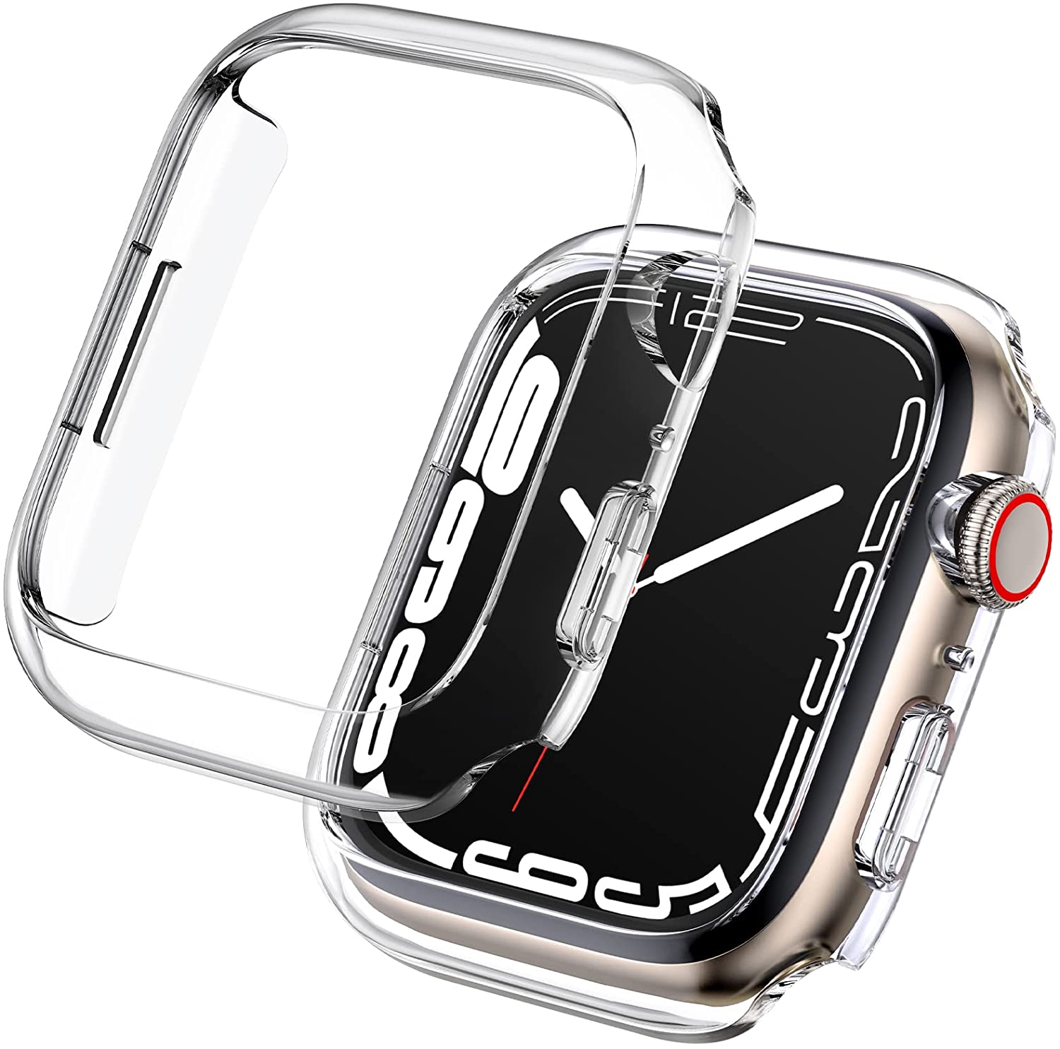 esntls klar schutzhülle passend apple watch case transparente abdeckung stoßfest kratzschutz