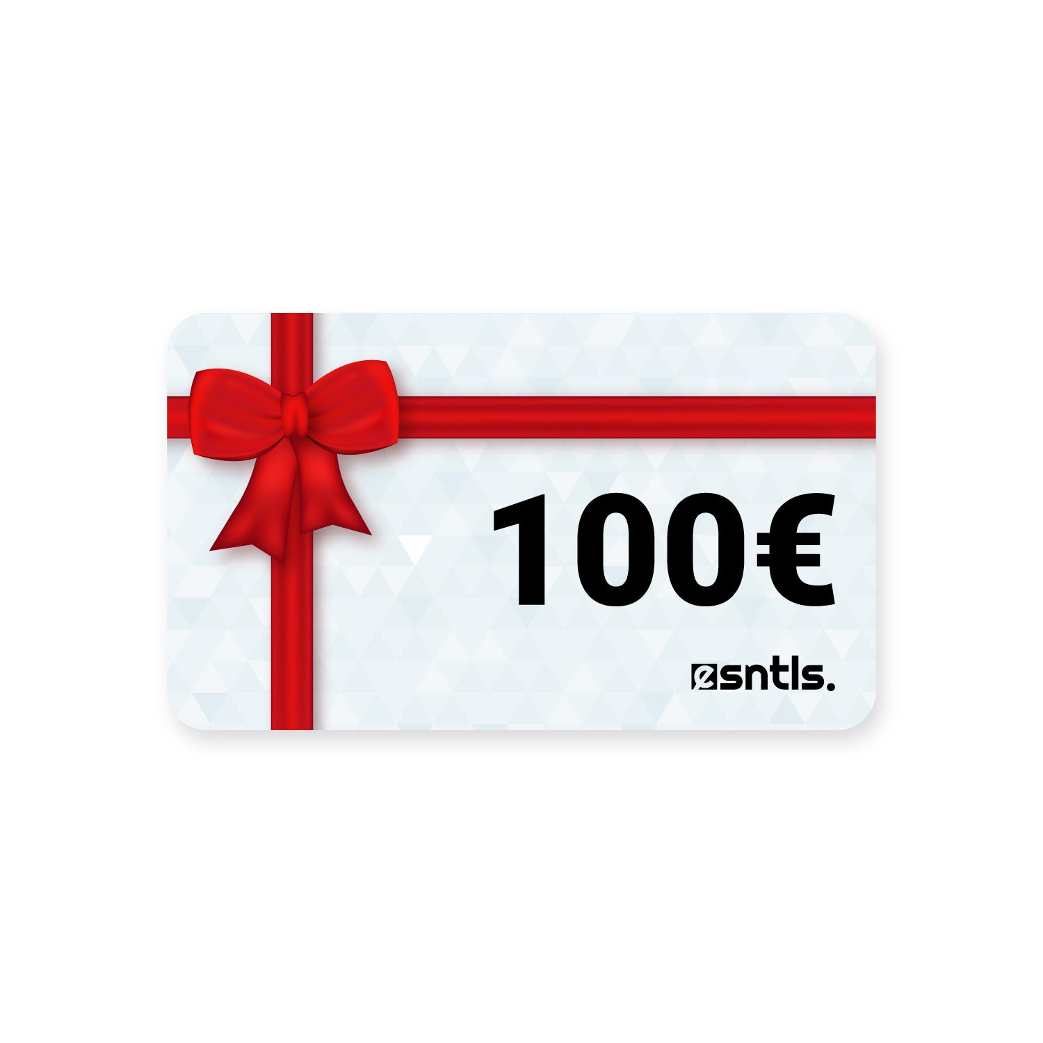 esntls geschenkgutschein 100 euro rotes band schleife geschenk karte